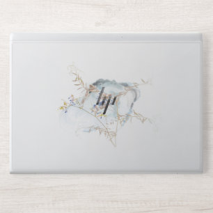 Elegant Rose Gold & White Quartz Marble Laptop Ski HP Laptop Skin