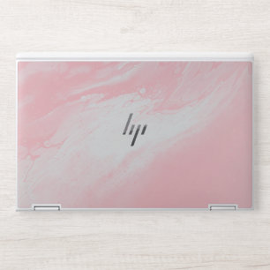 Elegant Rose Gold & White Quartz Marble Laptop Ski HP Laptop Skin