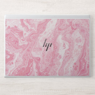 Elegant Rose Gold & White Quartz Marble Laptop Ski HP Laptop Skin
