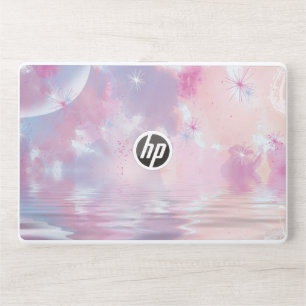 Elegant Rose Gold & White Quartz Marble Laptop Ski HP Laptop Skin