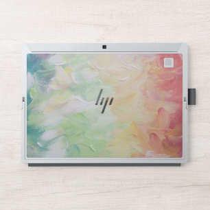 Elegant Rose Gold & White Quartz Marble Laptop Ski HP Laptop Skin