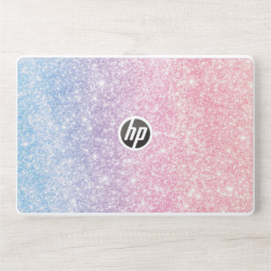 Elegant Rose Gold & White Quartz Marble Laptop Ski HP Laptop Skin
