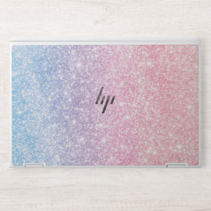Elegant Rose Gold & White Quartz Marble Laptop Ski HP Laptop Skin
