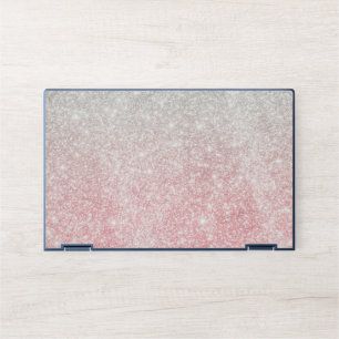 Elegant Rose Gold & White Quartz Marble Laptop Ski HP Laptop Skin