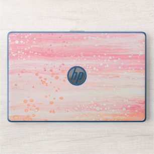 Elegant Rose Gold & White Quartz Marble Laptop Ski HP Laptop Skin