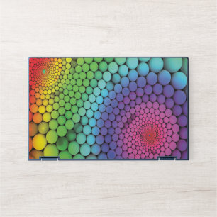 Elegant Rose Gold & White Quartz Marble Laptop Ski HP Laptop Skin