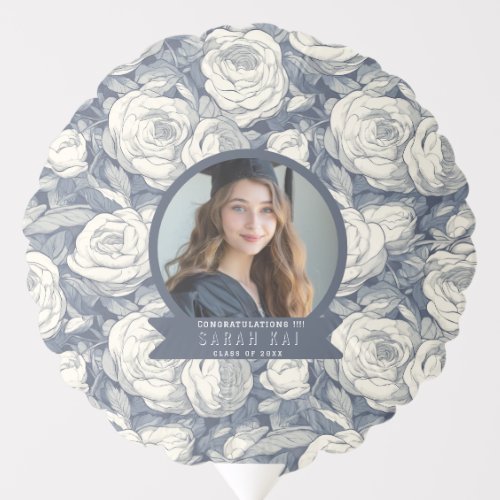 Elegant Rose Graduation Balloon