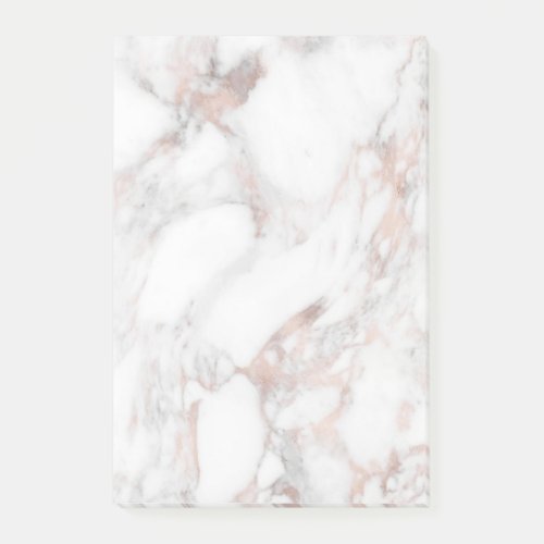 Elegant Rose Marble Background Template Modern Post_it Notes