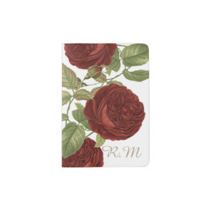 Elegant Rose Passport Holder