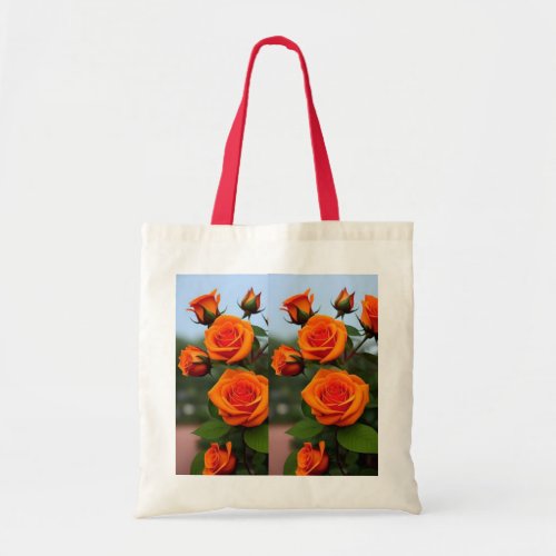 Elegant Rose Picture Tote Bag