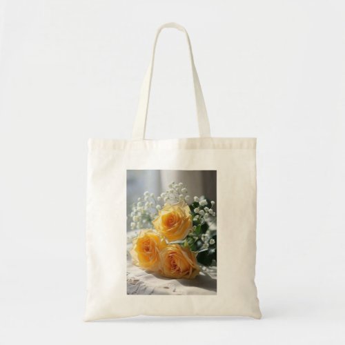 Elegant Rose Picture Tote Bag