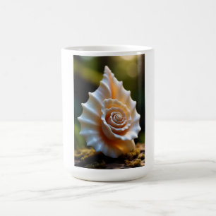 Elegant Rose Seashell Coastal Nature Women's T-Shi Coffee Mug