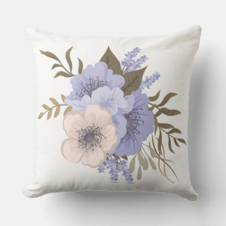 Elegant Rose Throw Pillow