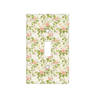Elegant Rose Vine Flourish Light Switch Cover