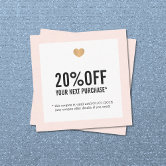 Simple Elegant Beauty Salon Coupon