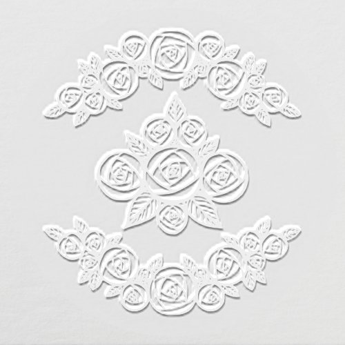 Elegant Roses 1 Round Embosser