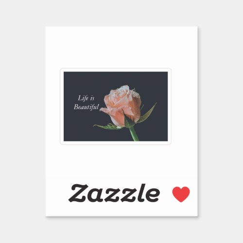 Elegant Roses A Blossoming Tapestry of Love  Sticker