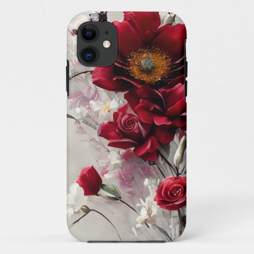 Elegant Roses and Flowers Smartphone Case