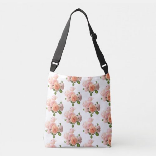 Elegant Roses Design Modern Template Trendy Crossbody Bag