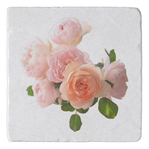 Elegant Roses Modern Trendy Template Design Trivet