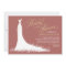 Elegant Rosewood Gold Wedding Gown Bridal Shower
