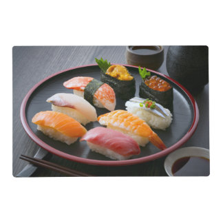 Elegant Round Sushi Placemat – SUSHIMI Collection