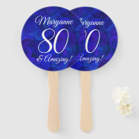 Elegant Royal Blue 80 and Amazing Birthday Party