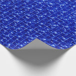 Elegant Royal Blue Foil Hanukkah Wrapping Paper<br><div class="desc">This luxury wrapping paper is super elegant!  It has a lovely royal blue foil base with a glitter square pattern on top.  Get enough to wrap all your Hanukkah gifts!  They'll look fabulous!</div>