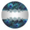 Elegant Royal Blue Peacock Stickers