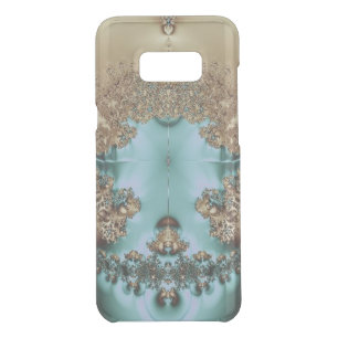 Elegant Royal Gold and Aqua Uncommon Samsung Galaxy S8+ Case