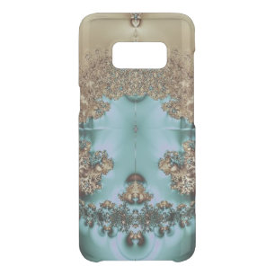 Elegant Royal Gold and Aqua Uncommon Samsung Galaxy S8 Case