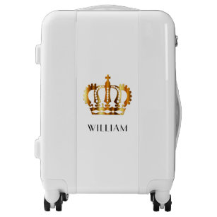 Queen's Crown Suitcase Getaway Travel Luggage Spinner Wheels