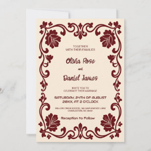 Elegant Royal Medieval Wedding Invitation