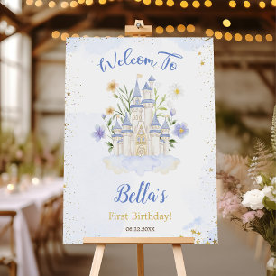 Elegant Royal Princess Castle Birthday Party Foam Board