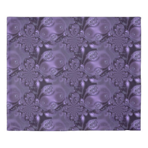 Elegant Royal Purple Liquid Sparkle Duvet Cover