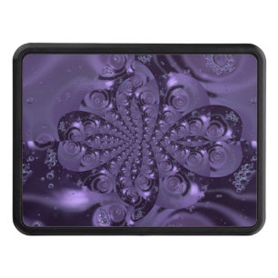 Elegant Royal Purple Liquid Sparkle Hitch Cover