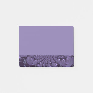 Elegant Royal Purple Liquid Sparkle Post-it Notes