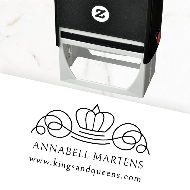 Elegant, royal self-inking stamp (Creator Uploaded)