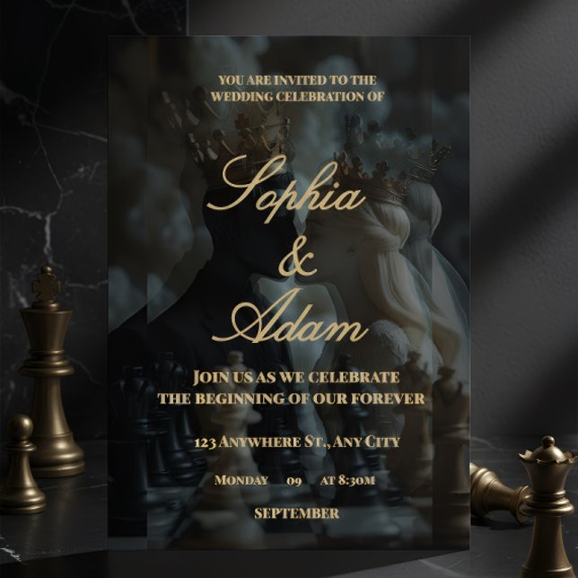 Elegant Royal Wedding Invitation Foil Invitation (Creator Uploaded)