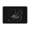 Elegant RSVP Card for Weddings Black Gray