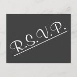 [ Thumbnail: Elegant RSVP Postcard ]