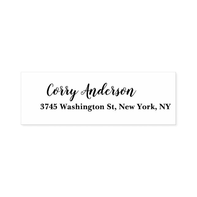 Elegant rubber stamps White Classical Professional (Design)