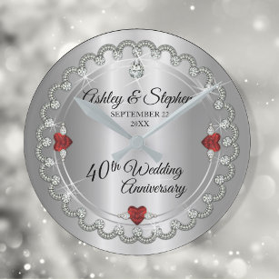 Inexpensive Diamond Wedding Anniversary Gift Ideas Glass Coaster, Zazzle