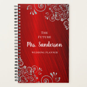 Elegant Ruby Red  Wedding  Planner