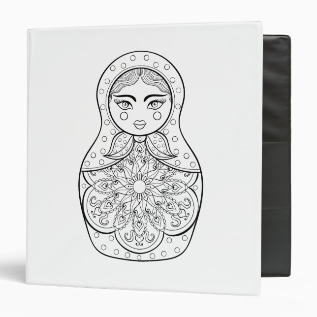 Elegant Russian Doll Binder (Front/Inside)