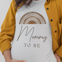 Elegant Rustic Boho Mommy to Be Baby Shower T-Shirt