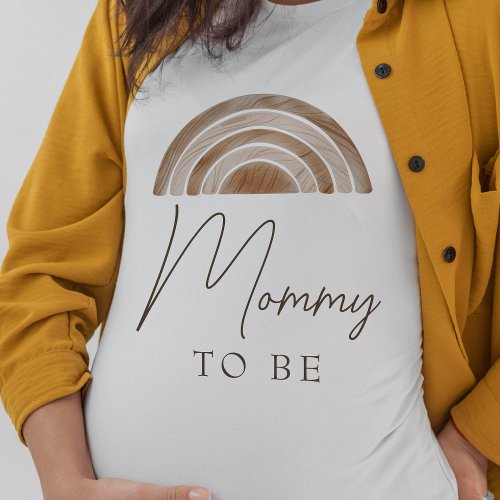 Elegant Rustic Boho Mommy to Be Baby Shower T_Shirt
