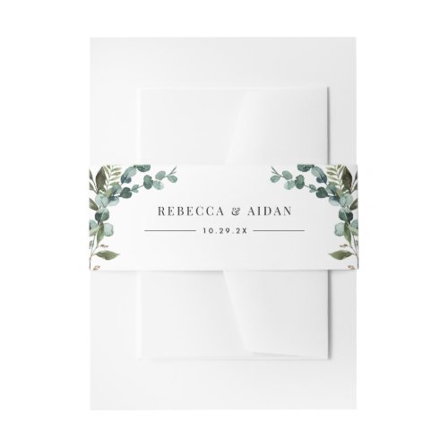 Elegant Rustic Botanical Greenery Wedding
