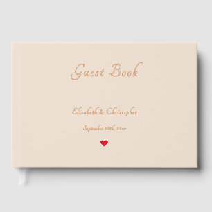 Elegant Rustic Earth Gold Weddings Anniversary Foil Guest Book