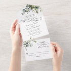 Elegant Rustic Eucalyptus Leaves Greenery Wedding